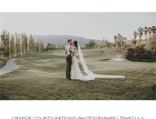 Tablet Screenshot of orangecountyweddingphotographer.com